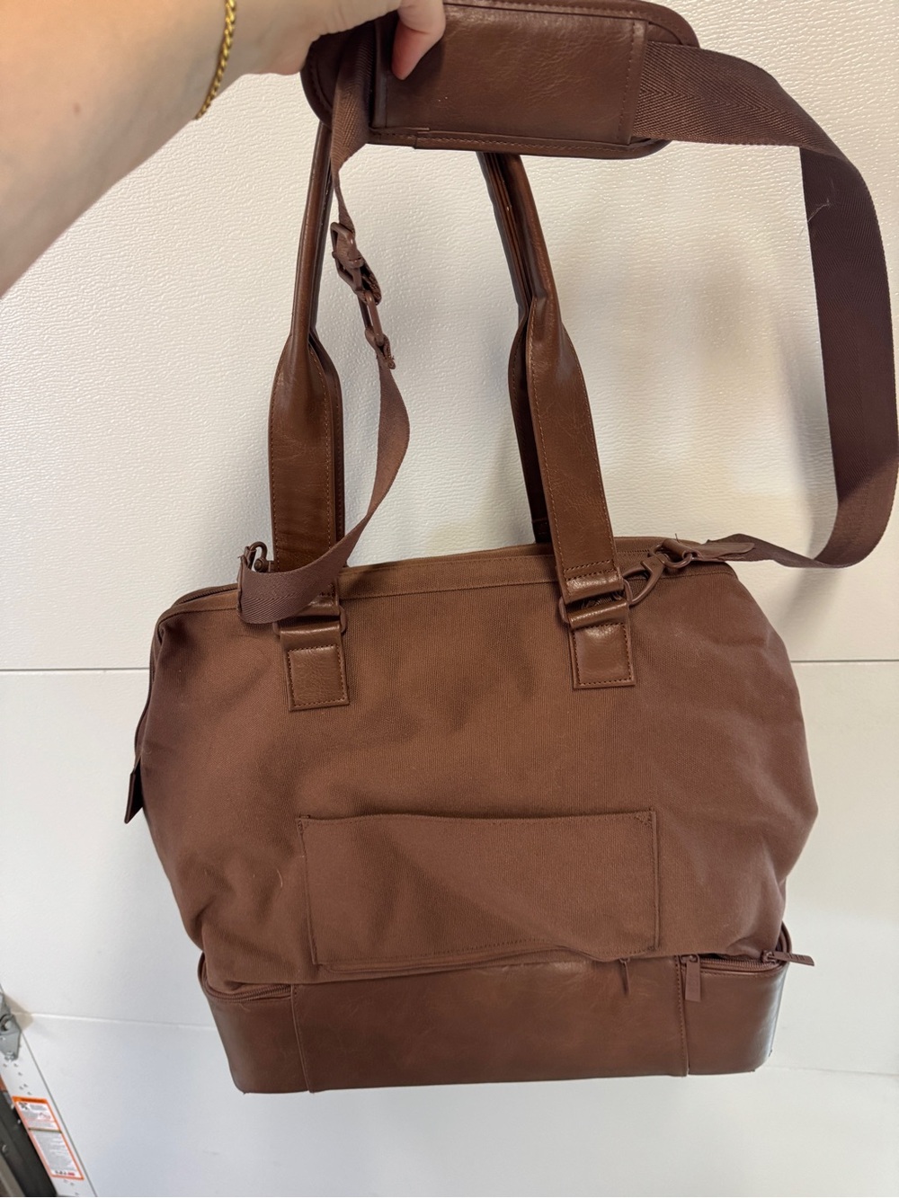 Beis Mini Weekender Bag in Maple